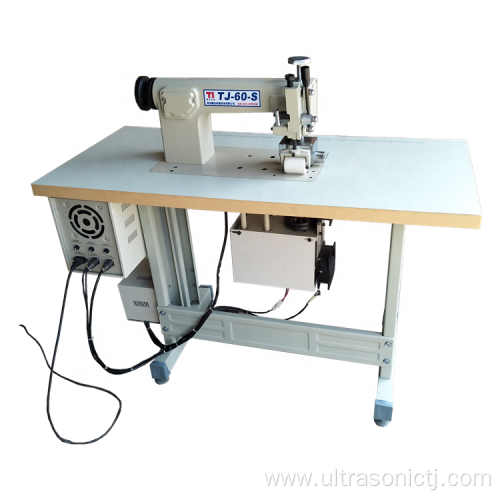 TJ-60S lace machine Productivity 0-20m/min good quality fabric ultrasonic welding machine